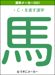 ǽСͭの2021年の漢字メーカー結果