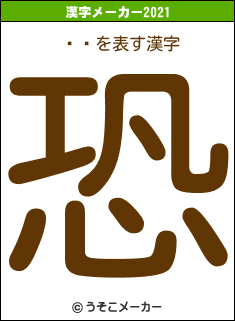 ʤ餱の2021年の漢字メーカー結果