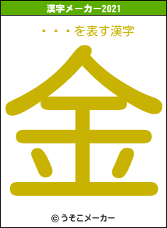 ʥ꡼꡼の2021年の漢字メーカー結果