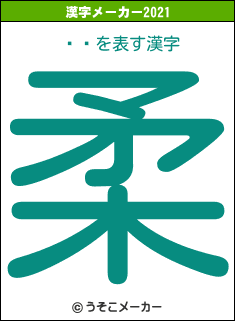 ˡȤの2021年の漢字メーカー結果