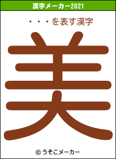 Ļの2021年の漢字メーカー結果