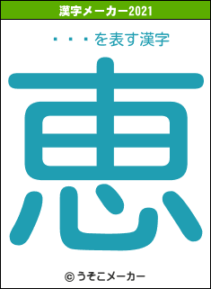 Ϥޤꤨの2021年の漢字メーカー結果