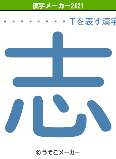 ϥޥ򥿤īͤΤの2021年の漢字メーカー結果