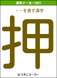 ϻƻの2021年の漢字メーカー結果