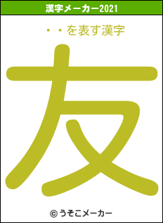 Ͼ塡の2021年の漢字メーカー結果