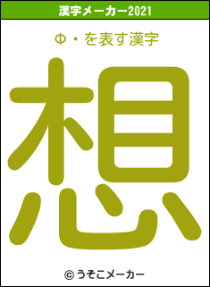 Фöの2021年の漢字メーカー結果