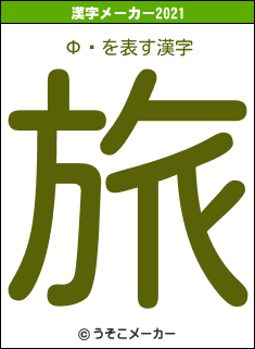 Фվの2021年の漢字メーカー結果