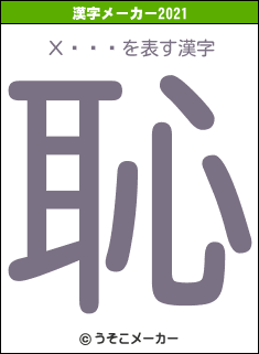 Х饤ȥ䡼の2021年の漢字メーカー結果