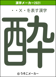 ե꡼Хȥの2021年の漢字メーカー結果