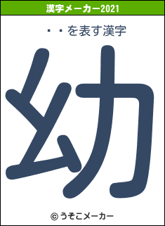 ոʿの2021年の漢字メーカー結果