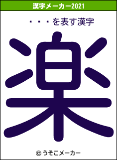 ٱʵǷの2021年の漢字メーカー結果