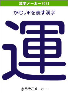 かむいRの2021年の漢字メーカー結果