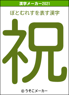 ぼとむれすの2021年の漢字メーカー結果