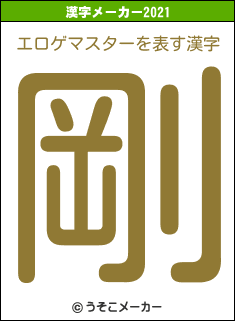エロゲマスターの2021年の漢字メーカー結果
