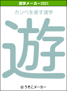 カンペの2021年の漢字メーカー結果