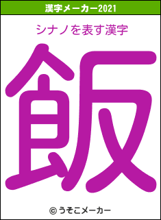 シナノの2021年の漢字メーカー結果