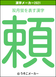 双月蛍の2021年の漢字メーカー結果