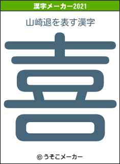 山崎退の2021年の漢字メーカー結果