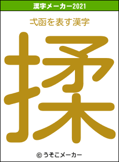 弌函の2021年の漢字メーカー結果