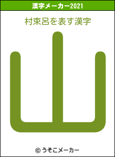 村束呂の2021年の漢字メーカー結果