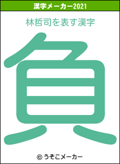 林哲司の2021年の漢字メーカー結果