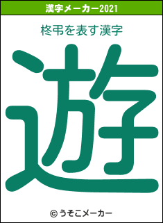 柊弔の2021年の漢字メーカー結果