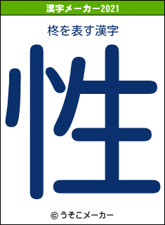 柊の2021年の漢字メーカー結果