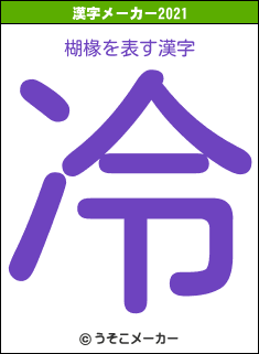 楜椽の2021年の漢字メーカー結果