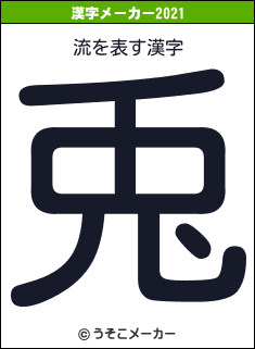 流の2021年の漢字メーカー結果