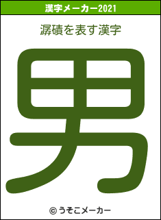 潺磧の2021年の漢字メーカー結果