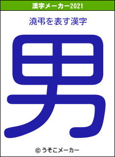 澆弔の2021年の漢字メーカー結果