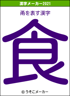 甬の2021年の漢字メーカー結果