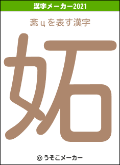 紊цの2021年の漢字メーカー結果