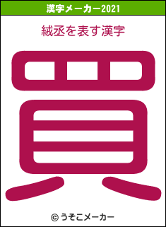 絨丞の2021年の漢字メーカー結果