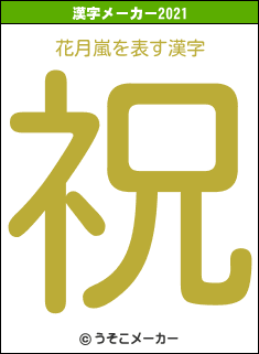 花月嵐の2021年の漢字メーカー結果