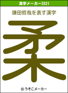 鎌田哲哉の2021年の漢字メーカー結果