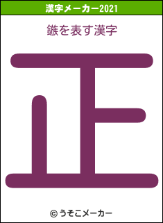 鏃の2021年の漢字メーカー結果