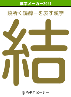 鐃所く鐃醇ーの2021年の漢字メーカー結果