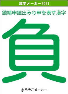 鐃緒申鐃出みわ申の2021年の漢字メーカー結果