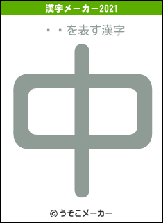 ꤨäの2021年の漢字メーカー結果