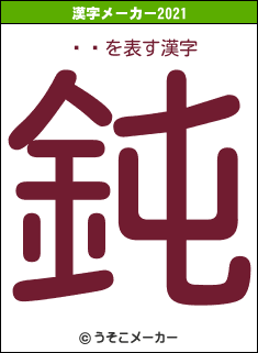 쿧ʿの2021年の漢字メーカー結果