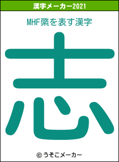 MHF綮の2021年の漢字メーカー結果