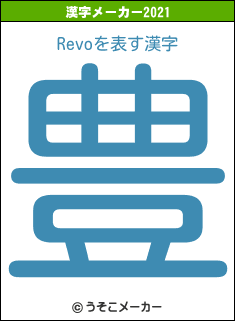 Revoの2021年の漢字メーカー結果