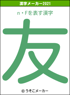 nӖFの2021年の漢字メーカー結果