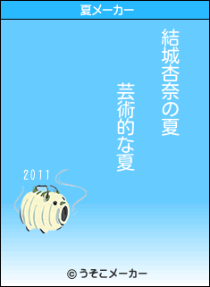 結城杏奈の夏メーカー結果