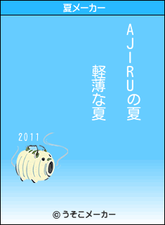 AJIRUの夏メーカー結果