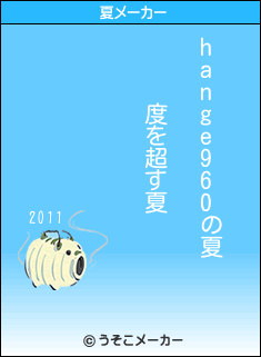 hange960の夏メーカー結果