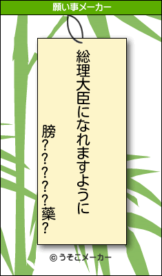 膀?????藥?の願い事メーカー結果