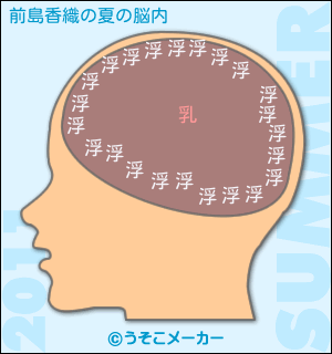 前島香織11年夏の脳内