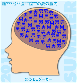膣???沿??腟??腟??の夏の脳内メーカー結果